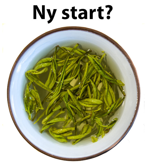 Ska du starta ett nytt liv 2022, varför inte göra det med grönt te?